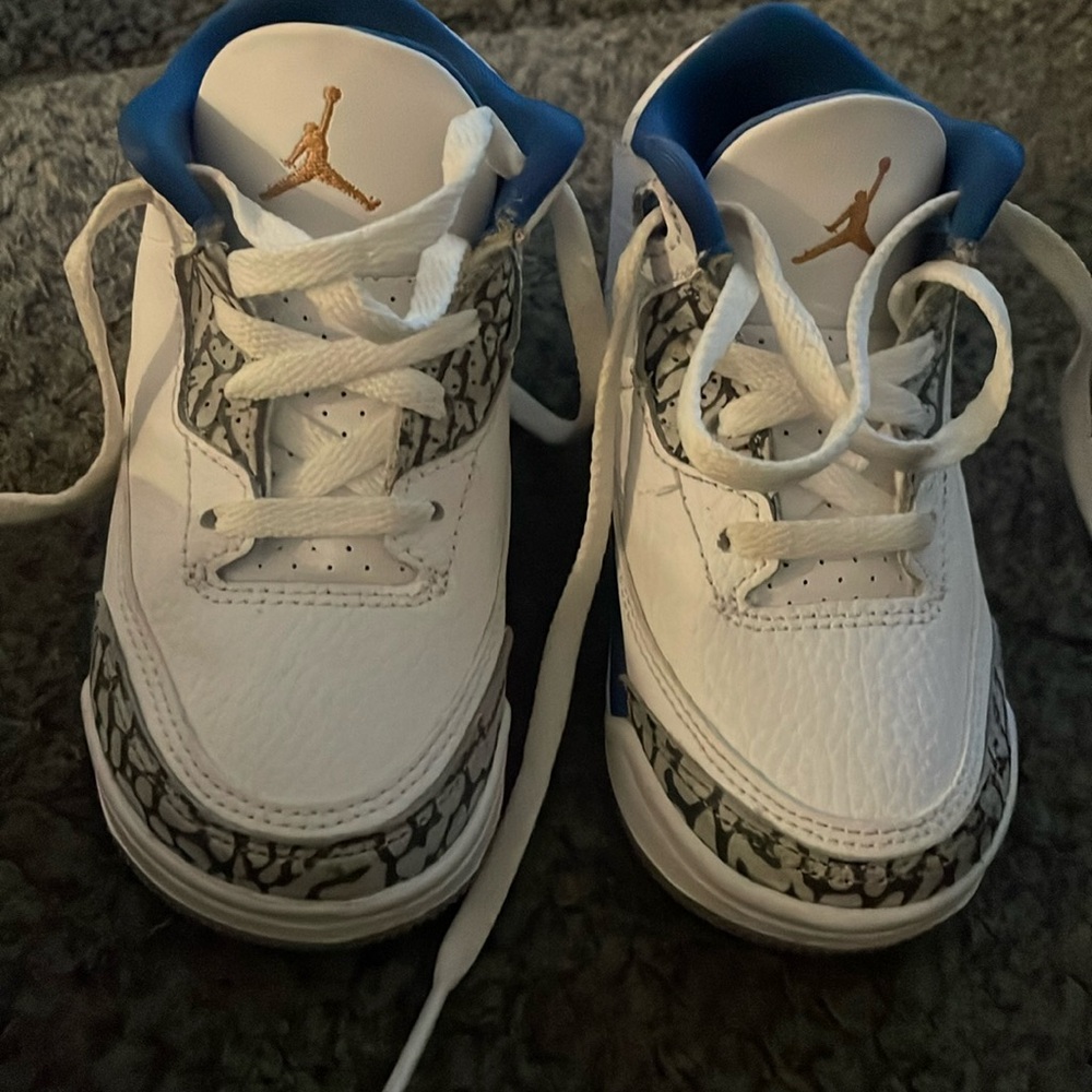 Jordan 3 Wizards Toddler 7c